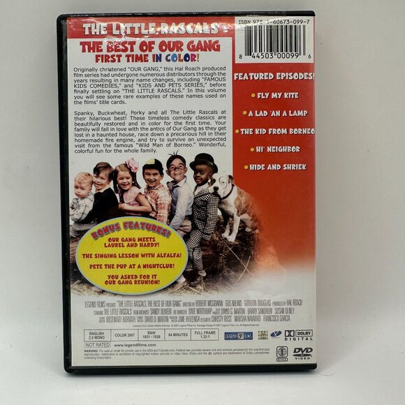 The Little Rascals: The Best Of Our Gang - First Time In Color DVD - Picture 2 of 3